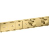 Hansgrohe RainSelect bateria wannowo-prysznicowa podtynkowa termostatyczna złoty optyczny polerowany 15381990