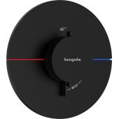 Hansgrohe ShowerSelect Comfort S bateria prysznicowa podtynkowa termostatyczna czarny mat 15559670