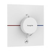 Hansgrohe ShowerSelect Comfort E bateria prysznicowa podtynkowa termostatyczna biały mat 15575700