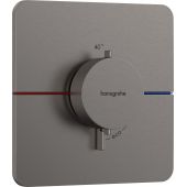 Hansgrohe ShowerSelect Comfort Q bateria prysznicowa podtynkowa termostatyczna czarny chrom szczotkowany 15588340