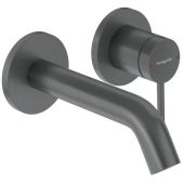 Hansgrohe Tecturis S bateria umywalkowa podtynkowa EcoSmart+ czarny chrom szczotkowany 73350340
