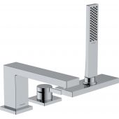 Hansgrohe Tecturis E bateria wannowo-prysznicowa nawannowa chrom 73443000