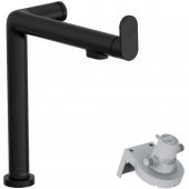 Hansgrohe Aqittura M91 FlterSystem  bateria kuchenna stojąca z filtrem czarny mat 76804670