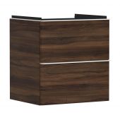 Hansgrohe Xelu Q szafka 58 cm podumywalkowa wisząca ciemny orzech/biały mat 54026700