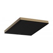 Hansgrohe Pulsify E deszczownica 26 cm kwadratowa EcoSmart+ brąz szczotkowany 24333140