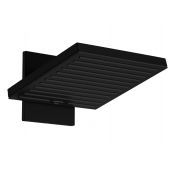 Hansgrohe Pulsify E EcoSmart deszczownica 26 cm kwadratowa z ramieniem prysznicowym czarny mat 24351670