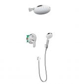 Hansgrohe Vernis Blend zestaw prysznicowy podtynkowy z deszczownicą chrom 88001997