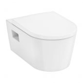 Hansgrohe EluPura Original S zestaw miska z deską wisząca bez kołnierza biały połysk 60207450