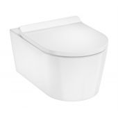 Hansgrohe EluPura S miska WC z deską wolnoopadającą wisząca bez kołnierza spłukiwanie wirowe biały 62025450