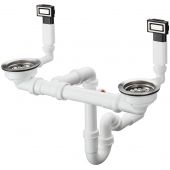 Hansgrohe D15-10 syfon zlewozmywakowy stal szlachetna 43922800