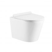 Hagser Otis miska WC wisząca Rimless z deską wolnoopadającą Slim biała HGR30000042