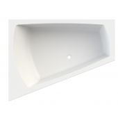 Hoesch Largo wanna narożna 180x140 cm do zabudowy trapezowa lewa biała 3705.010