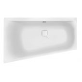 Hoesch Thasos wanna narożna 175x110 cm do zabudowy trapezowa lewa biała 3747.010