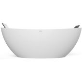 Hoesch Namur wanna wolnostojąca 170x75 cm owalna biała mat 4400.013305