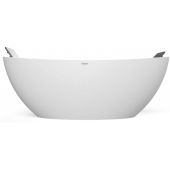 Hoesch Namur wanna wolnostojąca 180x80 cm owalna biała mat 4401.013305