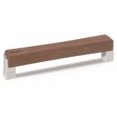 Hoesch uchwyt wannowy chrom/drewno egzotyczne 6902.305