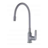 Outlet - Invena Joga Plus bateria kuchenna z elastyczną wylewką szara BZ-32-P05