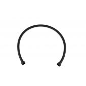 Invena wąż do podłączenia zestawu prysznicowego czarny AW-44-080