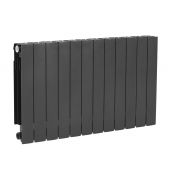 KFA Armatura ADR grzejnik pokojowy 57x96,6 cm podłączenie boczne grafitowy 763-120-61