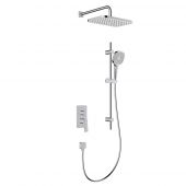 KFA Armatura Malaga zestaw prysznicowy podtynkowy z deszczownicą chrom 4529-301-00