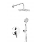 KFA Armatura Tanzanit zestaw prysznicowy podtynkowy z deszczownicą chrom 5029-501-00