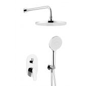 KFA Armatura Otava zestaw prysznicowy podtynkowy z deszczownicą chrom 5559-501-00