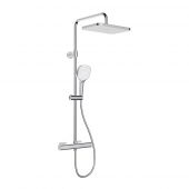 KFA Armatura Malaga zestaw prysznicowy ścienny termostatyczny z deszczownicą chrom 5756-910-00