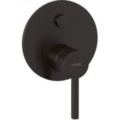 Kludi Nova Fonte Puristic bateria wannowo-prysznicowa podtynkowa czarny szczotkowany 20759N215