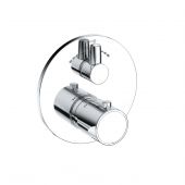 Kludi Zenta SL bateria wannowo-prysznicowa podtynkowa termostatyczna chrom 388100545