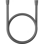 Kludi Suparaflex wąż prysznicowy 125 cm czarny szczotkowany 61071N2-00