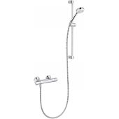 Kludi Logo Shower Duo zestaw prysznicowy ścienny termostatyczny chrom 6857505-00