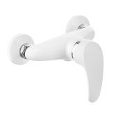 Kuchinox Kakadu bateria prysznicowa ścienna biały połysk BKK640D