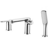 Kuchinox Dima bateria wannowo-prysznicowa 3-otworowa chrom BQD013D