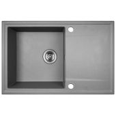 Kuchinox Hunter zlewozmywak granitowy 67x44 cm szary/grafitowy/onyx SBU511T