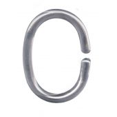 Kleine Wolke DV-Ringe kółka zasłon prysznicowych 12 szt srebrny 3331124000