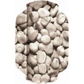 Kleine Wolke Stepstone poduszka antypoślizgowa 32x22 cm szara wzór kamienie 4387202008