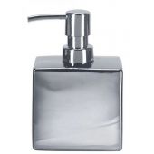 Kleine Wolke Glamour dozownik do mydła 450 ml stojący srebrny 5065124854