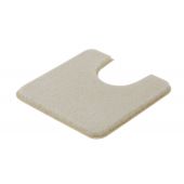 Kleine Wolke Relax dywanik łazienkowy 55x55 cm pod WC beżowy sandbeige 5405226129