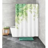 Kleine Wolke Floresta zasłona prysznicowa 120x200 wzór liście 5912600238