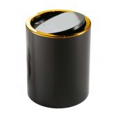 Kleine Wolke Golden Clap kosz na śmieci 5 l czarny 8418926858