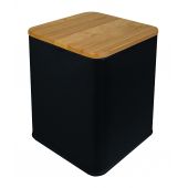 Kleine Wolke Cassone pojemnik łazienkowy czarny/bambus 8608926060