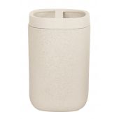 Kleine Wolke Belgrano EcoLiving kubek na szczoteczki stojący Sandbeige 8614226851