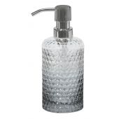 Kleine Wolke Melua Eco Care dozownik do mydła 350 ml przezroczysty/szary 8615901854