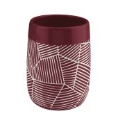 Kleine Wolke Serena kubek na szczoteczki stojący bordowy 8642436852