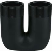 Kleine Wolke Deep kubek na szczoteczki ceramika czarny 8681926851