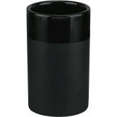 Kleine Wolke Deep kubek na szczoteczki ceramika czarny 8681926852