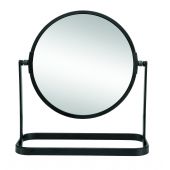 Kleine Wolke Framework lusterko kosmetyczne 17,5x19,5 cm okrągłe czarny 8042926886