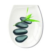 Kleine Wolke Zen deska sedesowa uniwersalna wolnoopadająca biały/wzór 1825148075