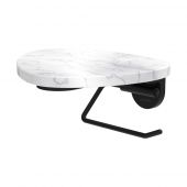 Laufen Ada uchwyt na papier toaletowy czarny-biały HF506791515060