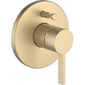 Laufen Kartell bateria wannowo-prysznicowa podtynkowa złota H3213360830001